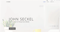 Desktop Screenshot of johnseckel.com