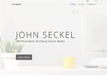 Tablet Screenshot of johnseckel.com